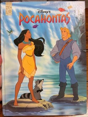 Vintage Disney Pocahontas Illustrated Hardcover.